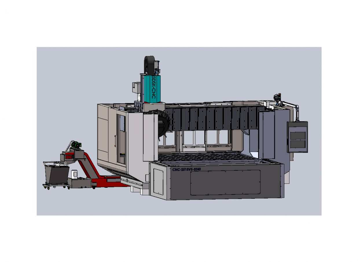 龍門加工中心SDSK2518V5-BT40數控機床技術規(guī)格書